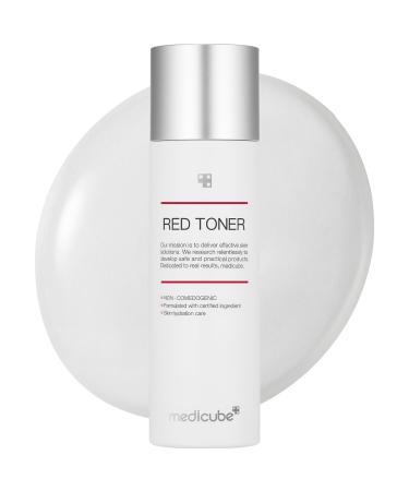 Medicube Red Toner 2.0 || Low-irritating Formula for Acne-Prone Skin | Soothing and Relieving | Formulated with BHA Niacinamide & Adenosine | Non-comedogenic | Korean Skincare (3.38fl.oz.)