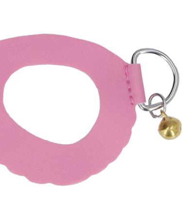 Shop Tocked Vest & Leash Set - Premium Artificial Leather for Guinea Pigs Hamsters Ferrets & Chinchillas - 3 Sizes Nylon Line & Bell - Pink | International Shipping Available - Buy Online on GoSupps.com