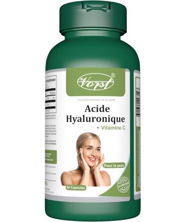 VORST Hyaluronic Acid for Skin 3 x 90 Capsules | Powder Pills | 3 Bottles 270 count (Pack of 1) - Buy Online on GoSupps.com