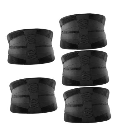 Mobestech 5pcs Protection Comfortable for Men Sweat Waist Band Breathable Back Brace Waist Support Sweat Protective Hot Pressing Nylon