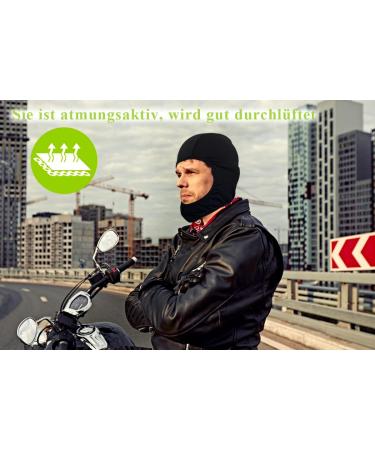 FRSOHEWIN Breathable Balaclava Hood | Thin Storm Mask for Men & Women | Summer Motorcycle & Hiking Gear | Black (54-58) - Buy Online on GoSupps.com