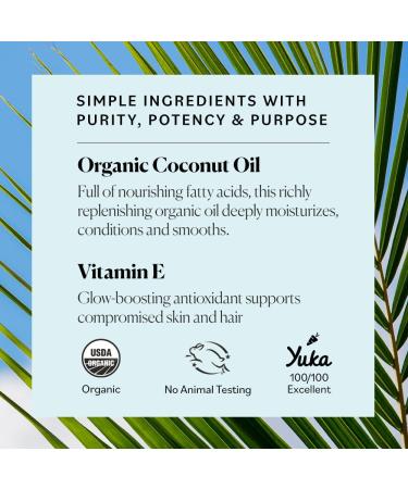 Sky Organics USDA Organic Coconut Oil with Vitamin E for Skin & Hair - 16.9 fl oz - Buy Online on GoSupps.com