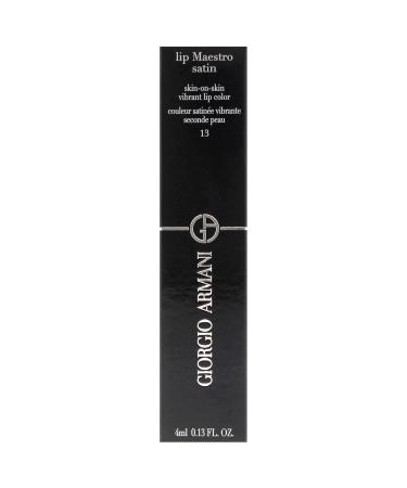 Giorgio Armani Lip Maestro Satin Lipstick 13 Gala Night - Long-Lasting 0.13 oz | Shop Internationally - Buy Online on GoSupps.com
