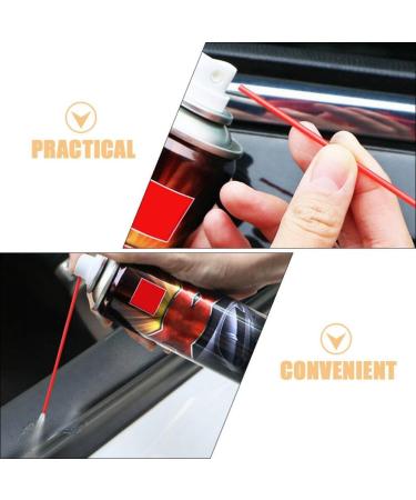Gadpiparty Spray Can Straws 100pcs Plastic Replacement Spray Can Extension Straw Oil Cleaner Lubricant Tubes for Automotive Lubricant Cleaner Penetrating Oil 12cm - Buy Online on GoSupps.com