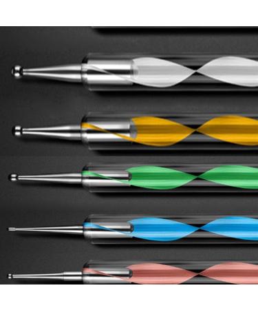 10Pcs Professional Nail Art Dotting Pens Set for Manicure - DIY Nail Art Tools - Buy Online on GoSupps.com