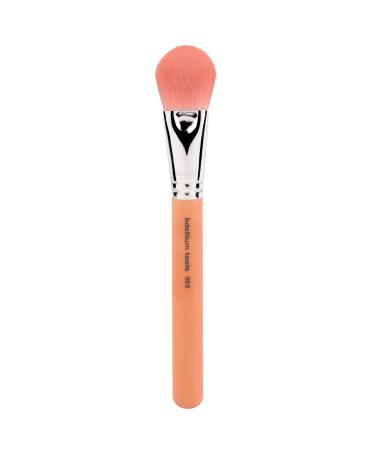 Bdellium Tools Professional Makeup Brush - Pink Bambu Series 968 BDHD Phase II Small Foundation/Contour - With Soft Synthetic Fibers For Versatile Application & Blending (Pink 1pc)