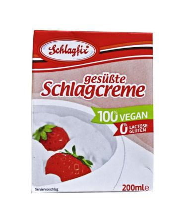 Schlagfix sweetened whipped cream based on vegetable fat 200 g (12)