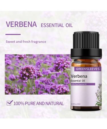 GREENSLEEVES Verbena and Violet Essential Oil 2x10ml Pure Plant-Based Fragrance Oil for Aromatherapy Essential Oils for Diffuser Air Freshener Massage Bath Bomb Scented Candle Soap Making - Buy Online on GoSupps.com