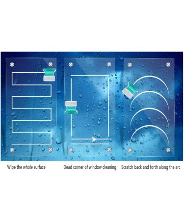 Double-Sided Glass Cleaner Double-Layer Hollow Cleaning Window Cleaner Glass Scraping Tool - Buy Online on GoSupps.com