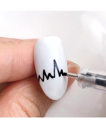 Buy Nail Art Pens for Women & Girls | Quick-Drying Ultra-Thin Nail Future Pencils | Graffiti Painting Tool & Gel Accessories for Stunning Manicures - Buy Online on GoSupps.com