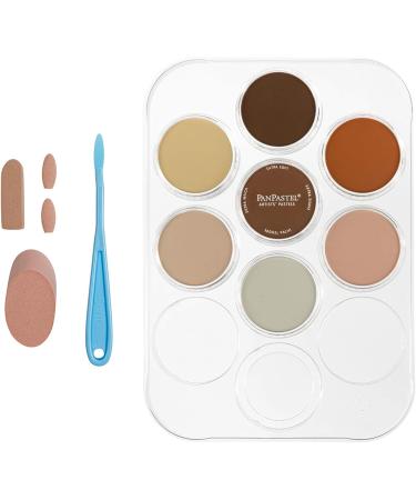 PanPastel 30081 Skin Tones Kit with Sofft Tools & Palette Tray - 7 Colors, Ultra Soft Artist Pastels - Buy Online on GoSupps.com