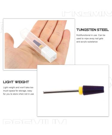 FOMIYES Carbide Drill Bit Nail Bit Cuticle Drill Bits Manicure Accessories Manicure Supplies Nails Drill Bits Drill Bits for Nails Hard Nail Drill Tungsten Steel - Buy Online on GoSupps.com