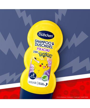 B bchen Pok mon Pikachu Shampoo & Shower Gel for Children - 230 ml | Gentle & Nourishing Cleansing - Buy Online on GoSupps.com