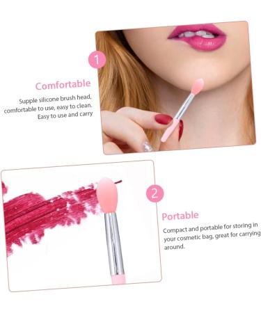 minkissy 4 Sets Lip Gloss Brush Eyeshadow Makeup Brush Silicone Makeup Accessory Mini Makeup Lip Brush Lipstick Applicator Lipstick Lip Mask Applicator Cosmetic Lipstick Brush Silica Gel - Buy Online on GoSupps.com