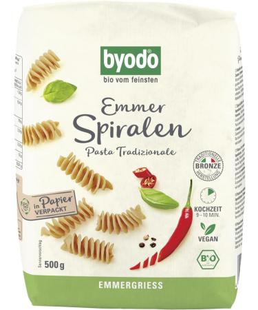  ByoDo Byodo Organic Spiral Summer Spelt 500 g (2 x 500 g) - Buy Online on GoSupps.com