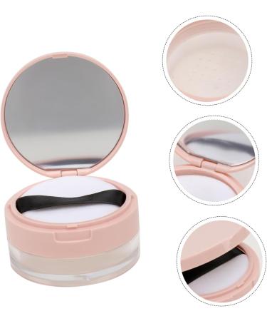 BIUDECO 3pcs Powder Holder Portable Powder Case Refillable Loose Powder Case Empty Loose Powder Case Pink - Buy Online on GoSupps.com