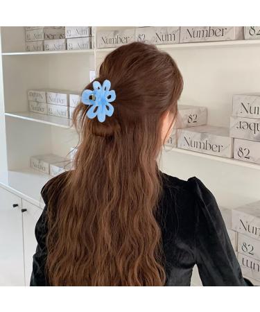 6 Pcs 2.8 Inch Flower Claw Clips for Women - Stylish Hair Accessories - Buy Online on GoSupps.com
