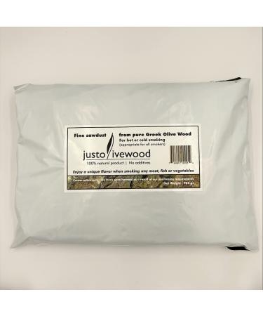 Just Olive Wood 900 gr pure Greek Olive Wood smoking dust finest grain size 0-0 5 mm