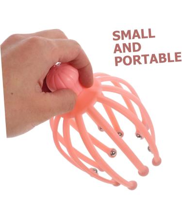 Collbath 2 STK Handheld Head Massager - Silver Ponytail Clip & Octopus Plastic Scraper for Ultimate Relaxation | International Shipping Available - Buy Online on GoSupps.com
