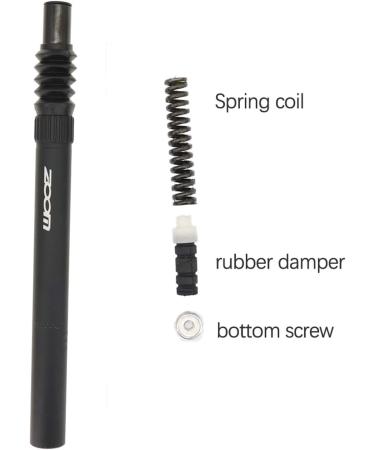 DJC Suspension Seatpost Shock Absorber for City Bike MTB 28.6mm*350mm - Straight Pillar, Headless Seat Post - Measure Diameter Before Purchase - Buy Online on GoSupps.com