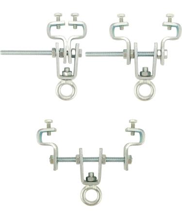 QWORK Steel I-Beam Hanger | Adjustable Beam Clamp for Punching Bags | Ideal for Beams 6.3 cm to 19 cm - Buy Online on GoSupps.com