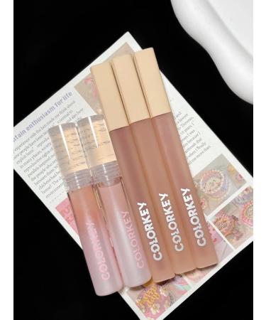 COLORKEY Crystalline Aqua Lip Oil (P01) | Deep Moisturizing Lip Care for Dry Lips - Clear Gloss with Sheer Tint, Moisturizing Plant Extracts, Non-Greasy Formula - Buy Online on GoSupps.com