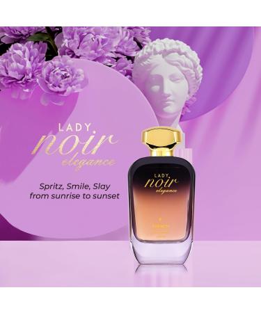 French Factor Lady Noir Elegance Luxury Perfume For Women Long Lasting Edp Perfume Gift For Girls Party Perfume Made In India (Pack Of 1 100ml) - Buy Online on GoSupps.com