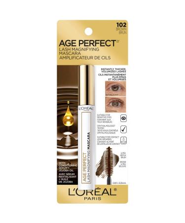 L'Oreal Paris Age Perfect Lash Magnifying Mascara Brown - 0.28 oz Washable Formula - Buy Online on GoSupps.com