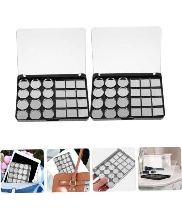 2 pi ces Palette Magn tique Vide Compartiments pour Fards Paupi res Plateau DIY Rangement S curis et Compact pour Maquillage - Buy Online on GoSupps.com