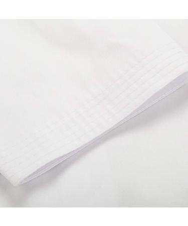 NAMAZU Lightweight Karate Gi for Kids and Adults - White | Student Uniform with Belt for Martial Arts Training - Size 4 Adult (5'7-5'9 / 140-170lbs) - Buy Online on GoSupps.com