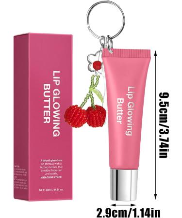  JINGLING JINGLING Tinted Lip Balm | Tinted Beauty Lip Balm with Moisturizing Care and Keychain 10 ml | Glossy Lip Moisturizer for Women | For Daily Use Travel  - Buy Online on GoSupps.com
