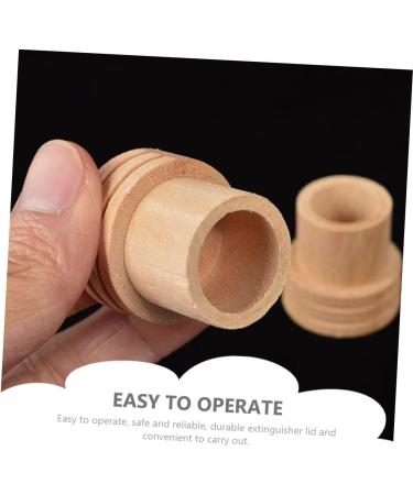 Minkissy 40 STK MOXA Fire Extinguisher Massage Rolls - Wooden Moxa Accessories for Effective Bleeding Relief - Buy Online on GoSupps.com