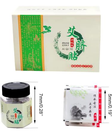Herbal Wormwood Belly Button Tummy Sticker Moxibustion Navel Patch - 30pcs - Buy Online on GoSupps.com