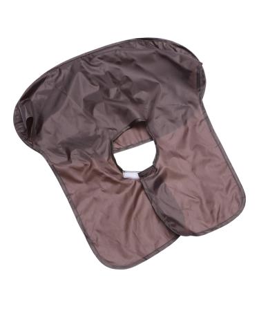 Beavorty Beard Trimming Bib Barber Umbrella beard shaving bib Mustache Trimming Apron Beard Grooming Apron Beard Catcher bib Hair Clipping Apron Short Cape for Barbershop hair dye smock 57x34cm