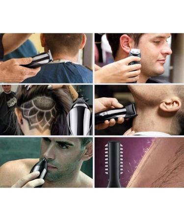 Buy 6-in-1 Hair Clippers for Men - Cordless Electric Haircut & Beard Trimmer Kit for Professional Grooming - Buy Online on GoSupps.com
