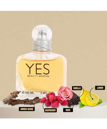 Yes Beauty Woman Spray Perfume - Eau De Parfum for Women - 3.4 fl.oz - Buy Online on GoSupps.com