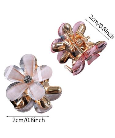 MIAO JIN 20PCS Mini Flower Hair Clips Set - Fashionable Claw Clips for Women and Girls - Buy Online on GoSupps.com