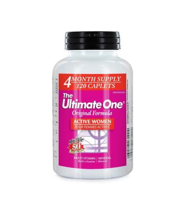 Nu-Life The Ultimate One Original Active Women Caplets Multivamin- Mineral 120 Count