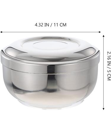 Beaupretty 3-Pack Marble & Stainless Steel Shaving Foam Shell Containers - Men's Shaving Accessories | Durable & Stylish Design - Buy Online on GoSupps.com