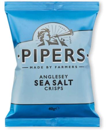 Pipers Top 4 Mixed Variety 40 x 40g | 13 x Lye Cross Cheddar & Onion | 11 x Anglesey Sea Salt | 9 x Burrow Hill Cider Vinegar & Sea Salt | 7 x Great Berwick Longhorn Beef - Buy Online on GoSupps.com