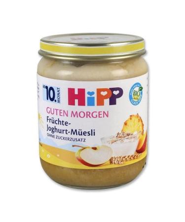 HiPP Fruit Yoghurt Muesli Pack of 6 (6 x 160 g) - Organic H 5410 Fruit Yoghurt 160g 160 g (Pack of 6) Single
