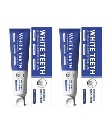 Niacinamide Toothpaste Mint Fresh Breath Gum Care & Teeth Whitening Daily Oral Hygiene for Clean Bright Teeth(2PCS)