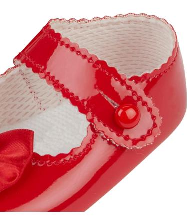 Early Days Baypods Red Patent Baby Shoes | Soft Soled Pre Walker Shoes | Made in England - Buy Online on GoSupps.com