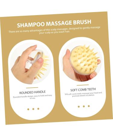 Combined 2-Piece Shampoo & Scalp Massager - Ultimate Hair & Scalp Care for Gentle Cleansing - Buy Online on GoSupps.com