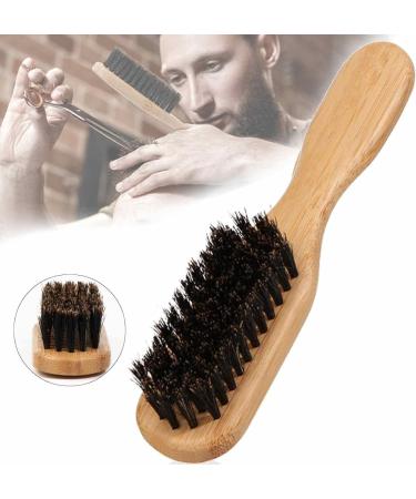Intoximt Beard Brush for Men - Wild Boar Bristles Wooden Handle | Smooth & Promote Beard Growth | 15.5x3.5x2.8 cm - Buy Online on GoSupps.com