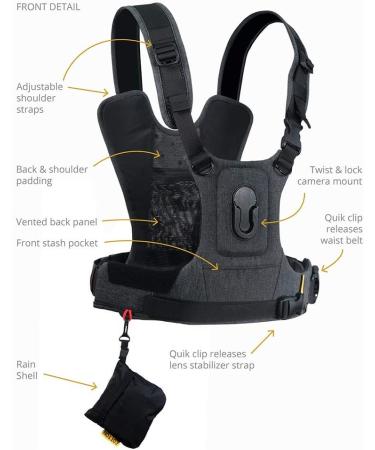Cotton Carrier CCS G3 Camera Harness System - Grey | Secure Camera Holder - Buy Online on GoSupps.com