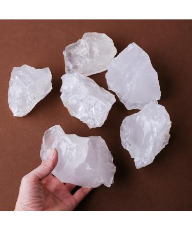 Natural Clear Quartz Irregular Bulk Crystals Raw Gem White Crystal Rough Specimens Gifts Natural Stones and Minerals - Buy Online on GoSupps.com