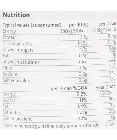 Morrisons Baked Beans in Tomato Sauce 4 x 410g cans (Forced) - Buy Online on GoSupps.com