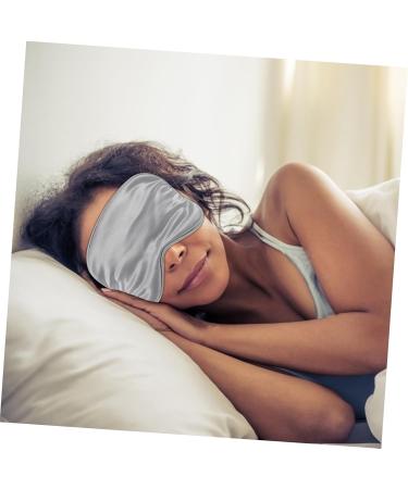 NOLITOY Travel Eye Mask & Hair Ring Kit - Silk Eyemasks Blackout Eyepatch & Hair Ties for Adults - Ultimate Comfort for Airplane & Sleep - Buy Online on GoSupps.com