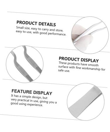 ULTECHNOVO 4pcs Stainless Steel and Ceramic Tweezers Cleaning Tools Set - Buy Online on GoSupps.com